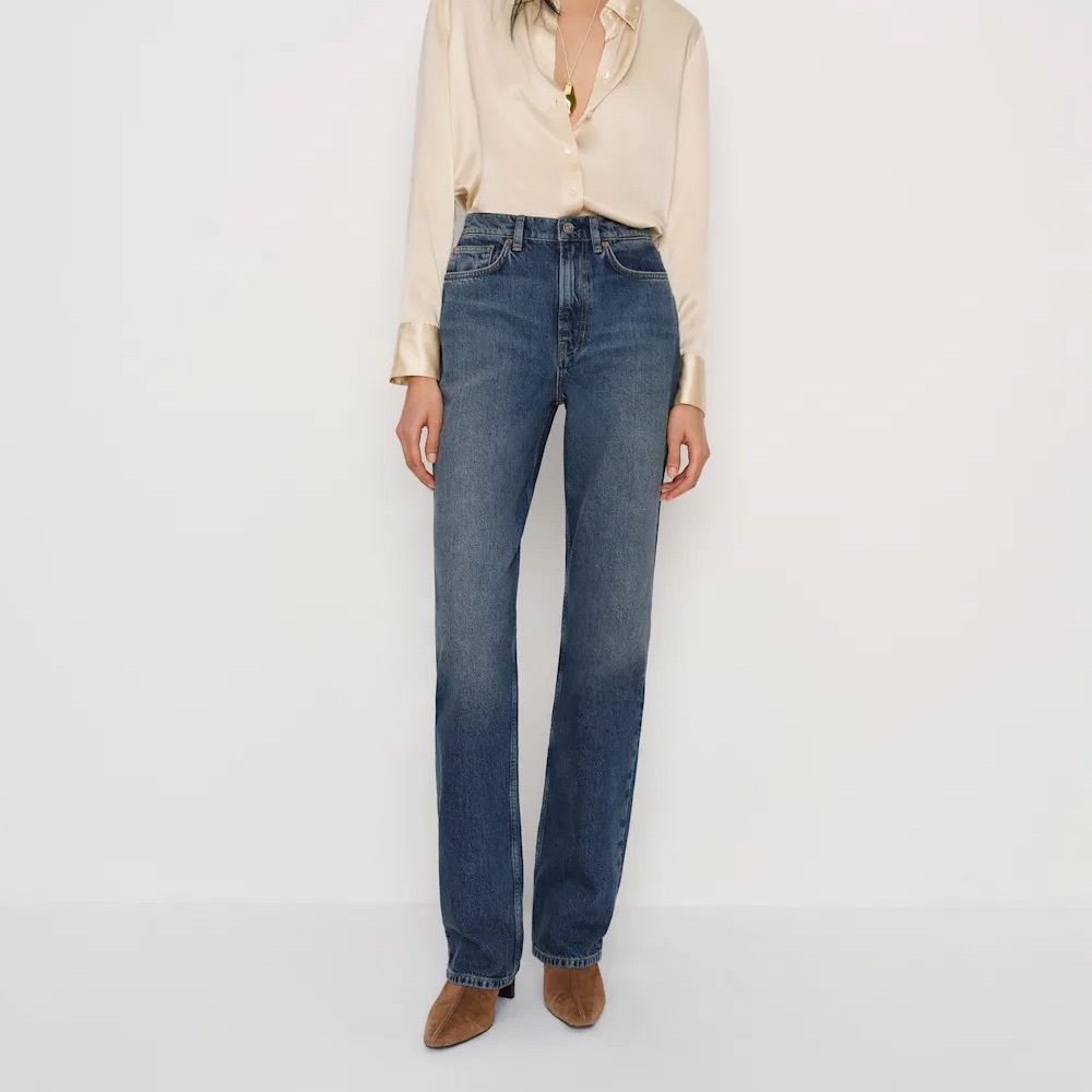 Reformation Harriet High Rise Relaxed Straight Jeans size 25